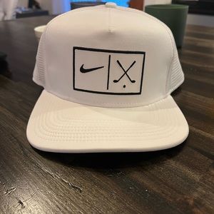 Nike Golf Adjustable Hat - White and Black